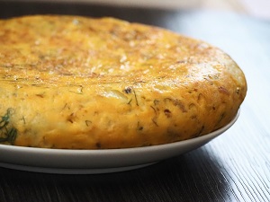 真鯛のスパニッシュオムレツ 真鯛のスパニッシュオムレツ