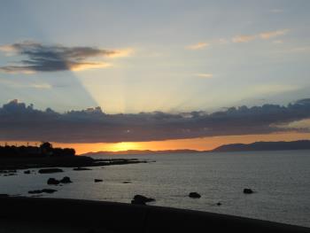 夕日 夕日