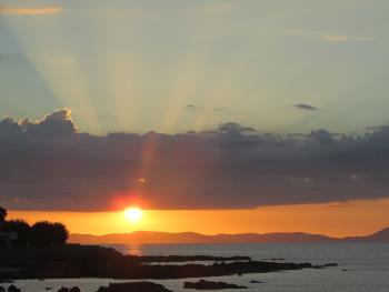夕日 夕日