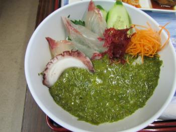 メカブ丼。 メカブ丼。