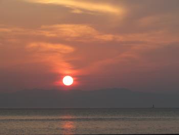 夕日 夕日