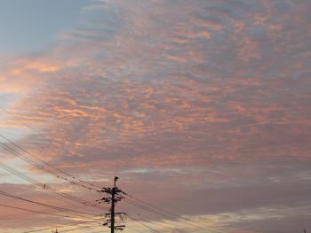 朝焼け 朝焼け
