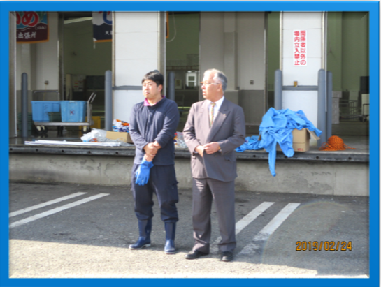 江口組合長より閉会の挨拶 江口組合長より閉会の挨拶