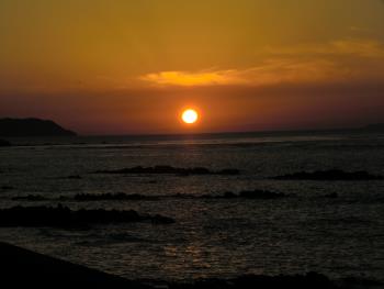 夕日 夕日